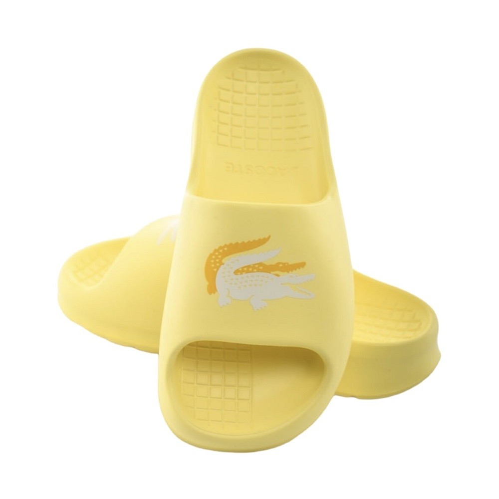 LACOSTE</br>Γυναικείες Σαγιονάρες Κίτρινο SERVE SLIDE 745CFA0005AA5 Lacoste