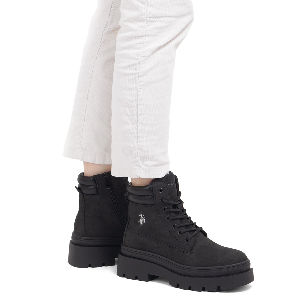 U.S. POLO ASSN.</br>U.S. Polo Assn. SHONA001-BLK Γυναικεία Μποτάκια Μαύρο U.S. POLO ASSN.</br>U.S. Polo Assn. SHONA001-BLK Γυναικεία Μποτάκια Μαύρο