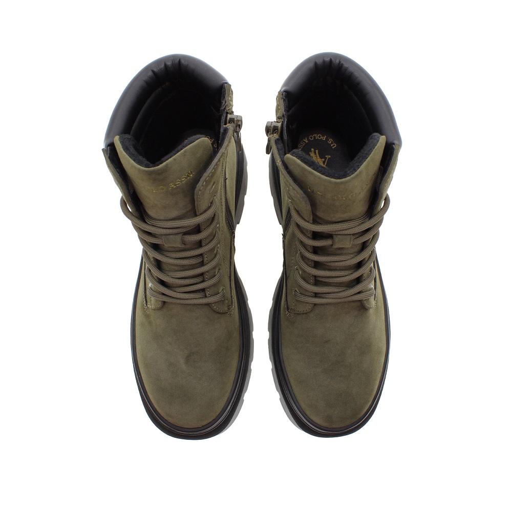U.S. POLO ASSN.</br>U.S. Polo Assn. SHONA001-OLI004 Γυναικεία Μποτάκια Χακί U.S. POLO ASSN.</br>U.S. Polo Assn. SHONA001-OLI004 Γυναικεία Μποτάκια Χακί