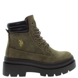 U.S. POLO ASSN.</br>U.S. Polo Assn. SHONA001-OLI004 Γυναικεία Μποτάκια Χακί