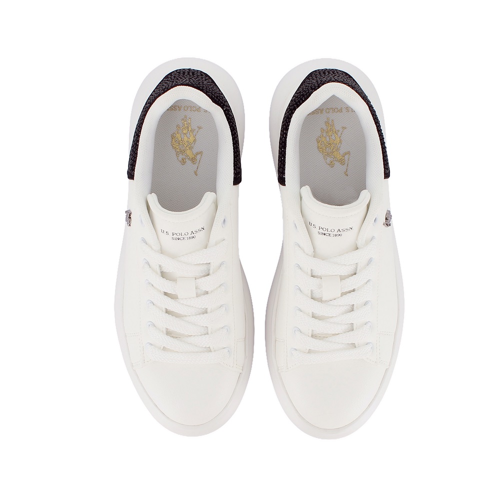 U.S. POLO ASSN.</br>U.S. Polo Assn. STACY001-WHI-BLK01 Γυναικεία Sneakers Λευκό/Μαύρο