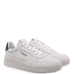 Ανδρικά Sneakers Λευκό/Μπλε Δέρμα STP23-273 Renato Garini