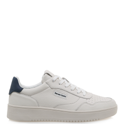 Ανδρικά Sneakers Λευκό/Μπλε Δέρμα STP23-273 Renato Garini