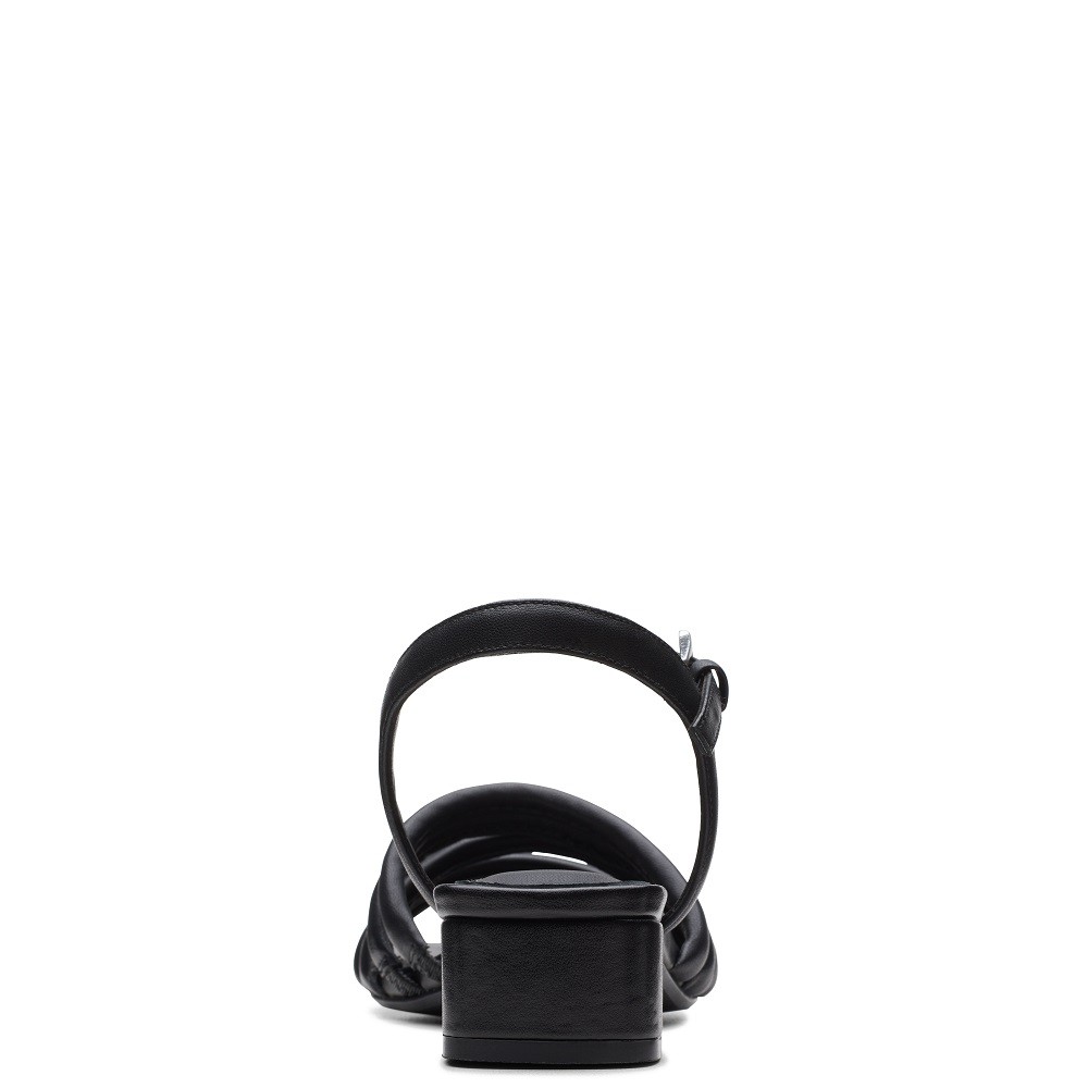CLARKS</br>Γυναικεία Πέδιλα Μαύρο Δέρμα SEREN25 PART Clarks