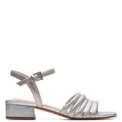 Γυναικεία Πέδιλα Ασημί Δέρμα SEREN25 PART Clarks