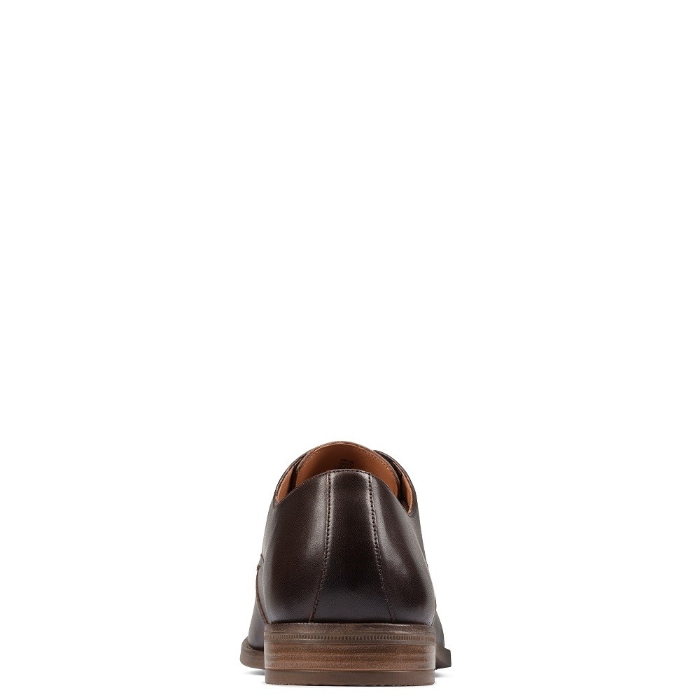 CLARKS</br>Ανδρικά Δετά Παπούτσια Καφέ Δέρμα STANFORD WALK Clarks CLARKS</br>Ανδρικά Δετά Παπούτσια Καφέ Δέρμα STANFORD WALK Clarks
