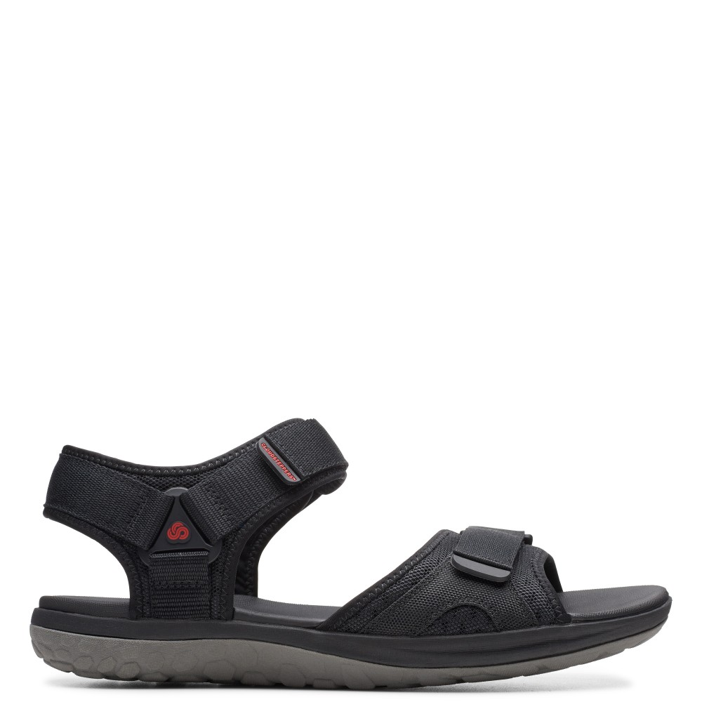 CLARKS</br>Ανδρικά Πέδιλα Μαύρο STEP BEAT SUN Clarks