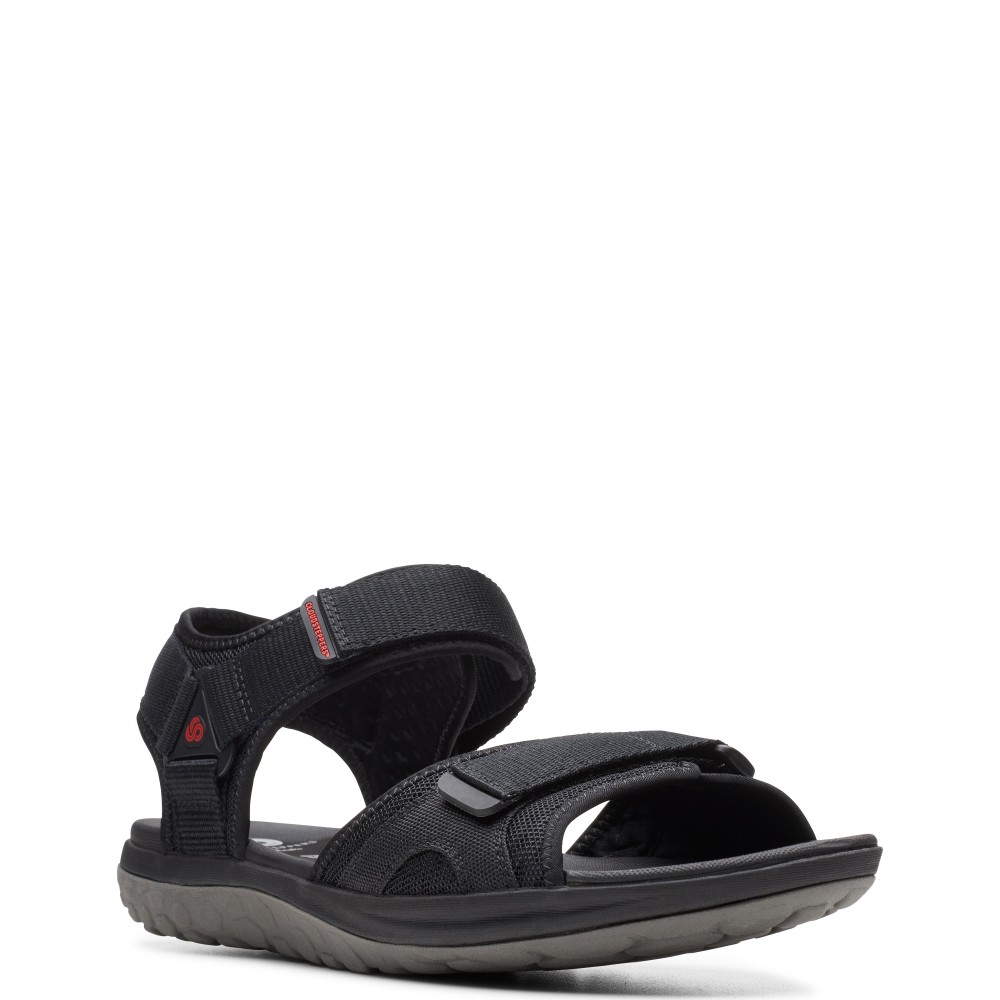 CLARKS</br>Ανδρικά Πέδιλα Μαύρο STEP BEAT SUN Clarks