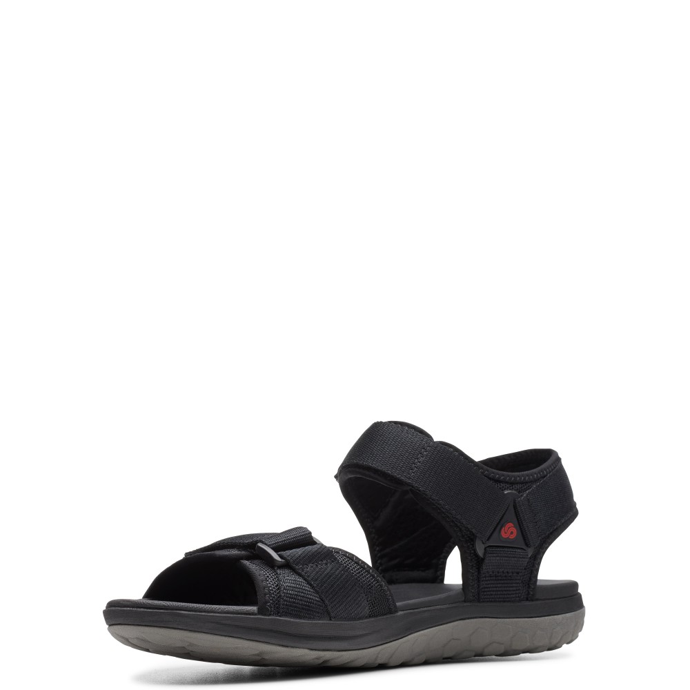 CLARKS</br>Ανδρικά Πέδιλα Μαύρο STEP BEAT SUN Clarks