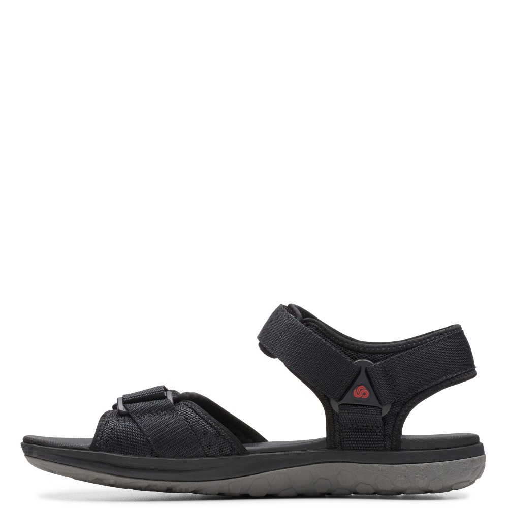 CLARKS</br>Ανδρικά Πέδιλα Μαύρο STEP BEAT SUN Clarks
