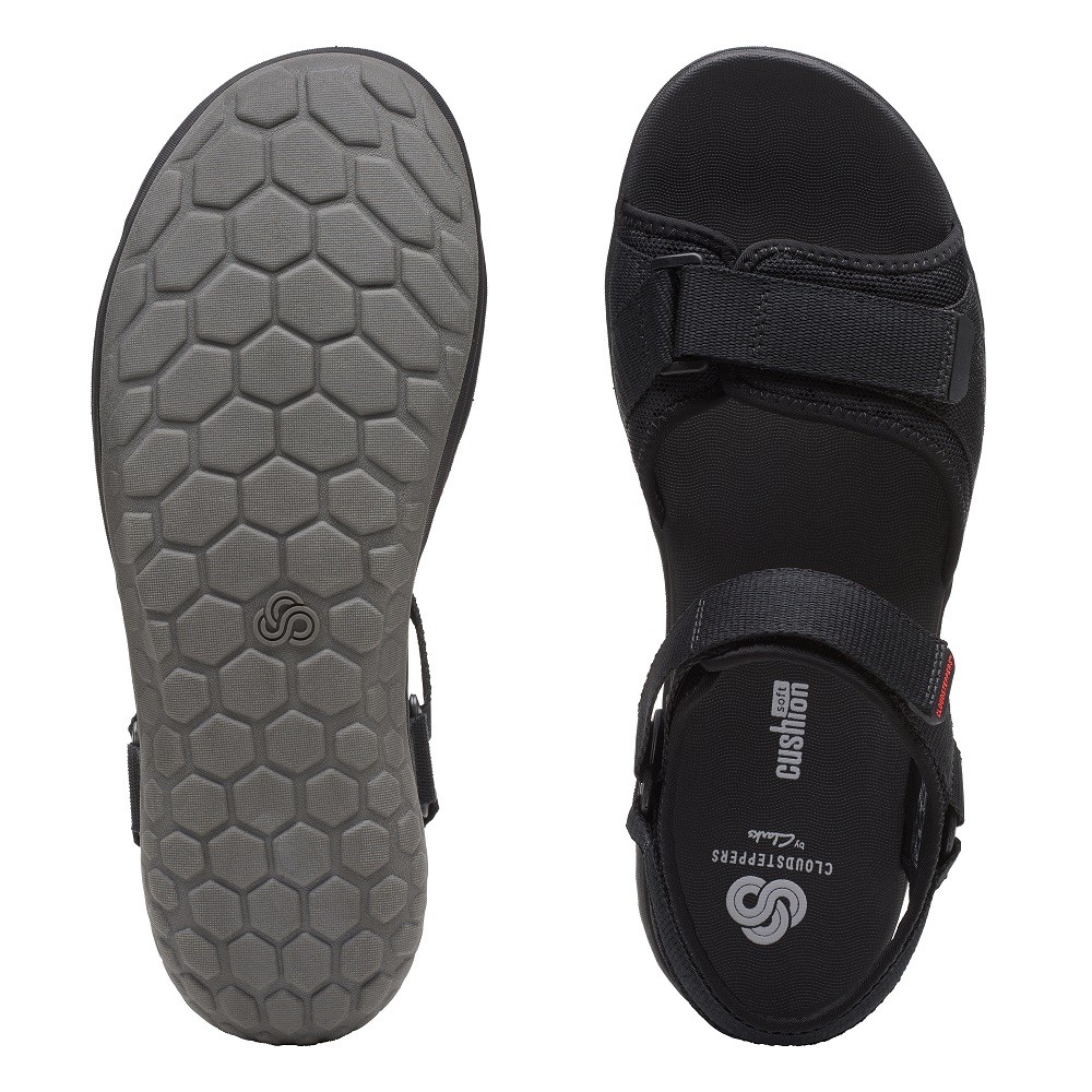 CLARKS</br>Ανδρικά Πέδιλα Μαύρο STEP BEAT SUN Clarks