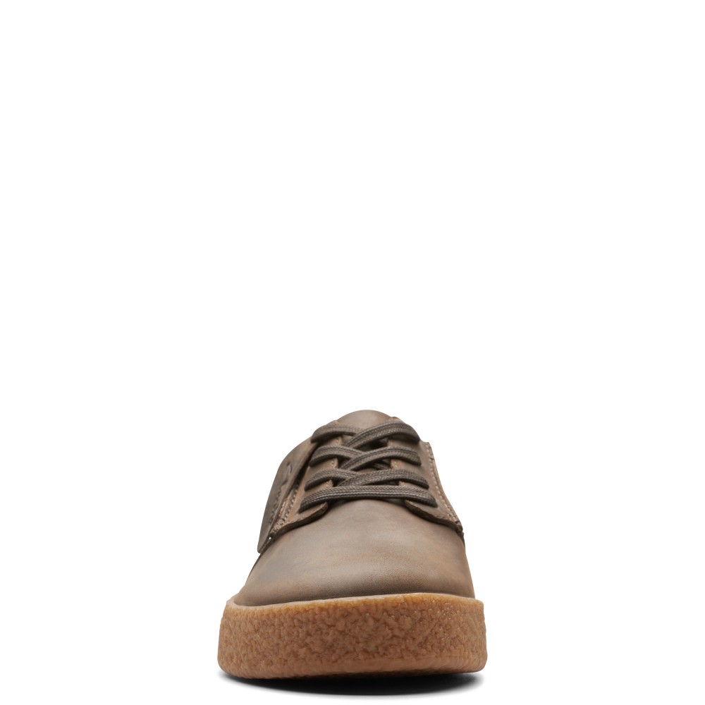 CLARKS</br>Ανδρικά Δετά Παπούτσια Χακί Δέρμα STREET HILL LACE Clarks CLARKS</br>Ανδρικά Δετά Παπούτσια Χακί Δέρμα STREET HILL LACE Clarks