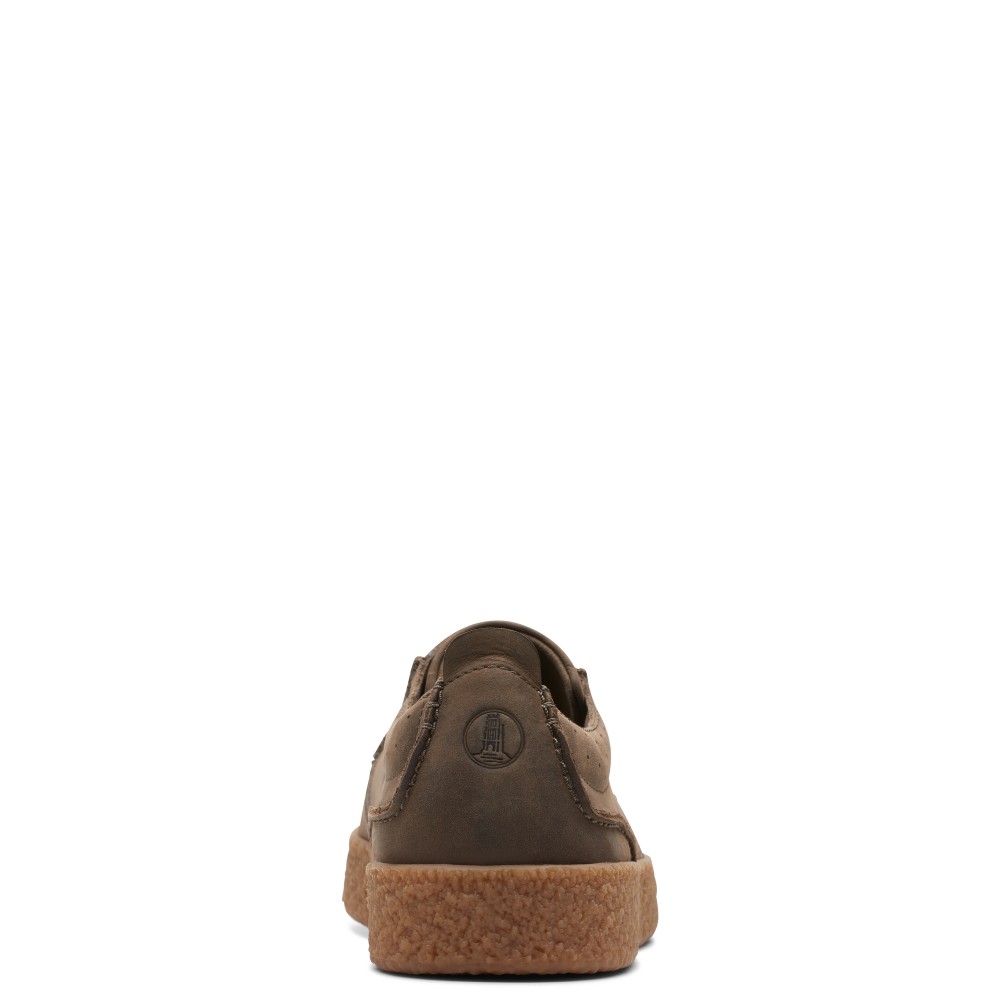 CLARKS</br>Ανδρικά Δετά Παπούτσια Χακί Δέρμα STREET HILL LACE Clarks CLARKS</br>Ανδρικά Δετά Παπούτσια Χακί Δέρμα STREET HILL LACE Clarks