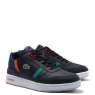 Ανδρικά Sneakers Μαύρο Δέρμα T-CLIP 744SMA0032Z83 Lacoste