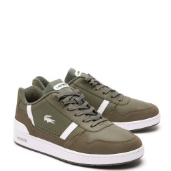 Ανδρικά Sneakers Χακί Δέρμα T-CLIP 746SMA0112255 Lacoste