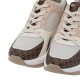 RENATO GARINI</br>Γυναικεία Sneakers Off White Καφέ Στάμπα 106-42EX100 Renato Garini RENATO GARINI</br>Γυναικεία Sneakers Off White Καφέ Στάμπα 106-42EX100 Renato Garini
