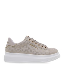 Γυναικεία Sneakers Off White Πλατίνα Στάμπα Λεζάρ 66-22WEX166A Renato Garini