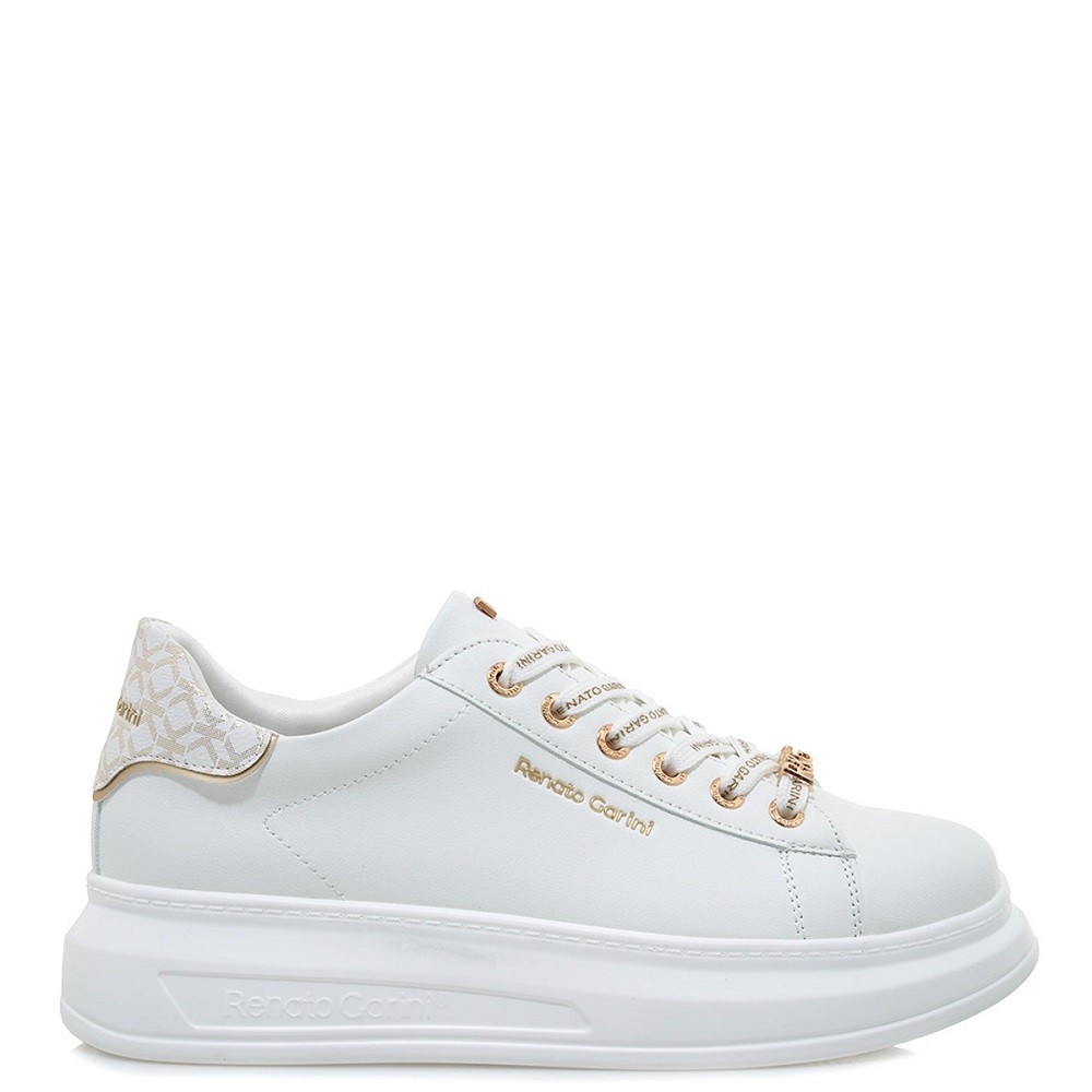 RENATO GARINI</br>Γυναικεία Sneakers Λευκό Πλατίνα Στάμπα 2148-42EX58 Renato Garini RENATO GARINI</br>Γυναικεία Sneakers Λευκό Πλατίνα Στάμπα 2148-42EX58 Renato Garini