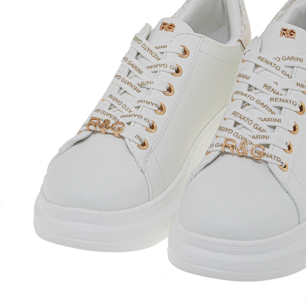 RENATO GARINI</br>Γυναικεία Sneakers Λευκό Πλατίνα Στάμπα 2148-42EX58 Renato Garini RENATO GARINI</br>Γυναικεία Sneakers Λευκό Πλατίνα Στάμπα 2148-42EX58 Renato Garini