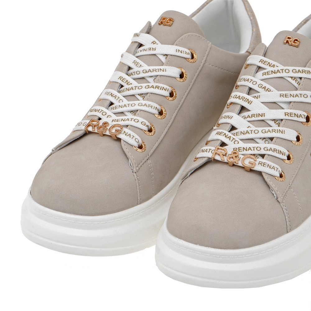 RENATO GARINI</br>Γυναικεία Sneakers Off White Πλατίνα Στάμπα 2148-42EX58 Renato Garini RENATO GARINI</br>Γυναικεία Sneakers Off White Πλατίνα Στάμπα 2148-42EX58 Renato Garini