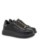 RENATO GARINI</br>Γυναικεία Sneakers Μαύρο Μαύρο Βερνί Πλατίνα 2148-42EX58 Renato Garini RENATO GARINI</br>Γυναικεία Sneakers Μαύρο Μαύρο Βερνί Πλατίνα 2148-42EX58 Renato Garini