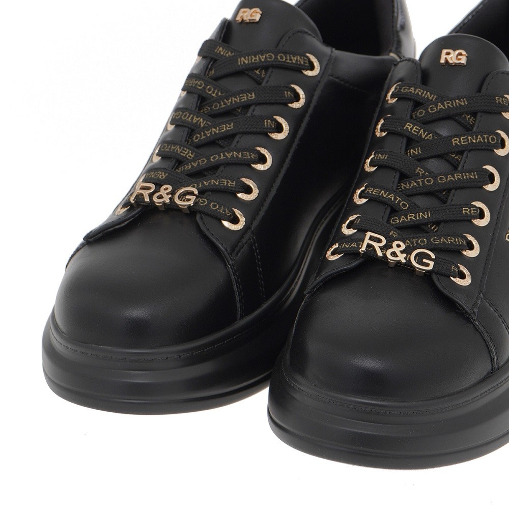 RENATO GARINI</br>Γυναικεία Sneakers Μαύρο Μαύρο Βερνί Πλατίνα 2148-42EX58 Renato Garini RENATO GARINI</br>Γυναικεία Sneakers Μαύρο Μαύρο Βερνί Πλατίνα 2148-42EX58 Renato Garini