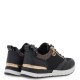 RENATO GARINI</br>Γυναικεία Sneakers Μαύρο Glitter Καφέ Στάμπα 2065-41EX01 ROUND Renato Garini RENATO GARINI</br>Γυναικεία Sneakers Μαύρο Glitter Καφέ Στάμπα 2065-41EX01 ROUND Renato Garini
