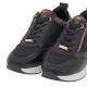 RENATO GARINI</br>Γυναικεία Sneakers Μαύρο Glitter Καφέ Στάμπα 2065-41EX01 ROUND Renato Garini RENATO GARINI</br>Γυναικεία Sneakers Μαύρο Glitter Καφέ Στάμπα 2065-41EX01 ROUND Renato Garini