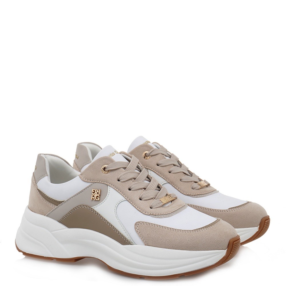 RENATO GARINI</br>Γυναικεία Sneakers Λευκό Off White 2146-42EX91 Renato Garini RENATO GARINI</br>Γυναικεία Sneakers Λευκό Off White 2146-42EX91 Renato Garini