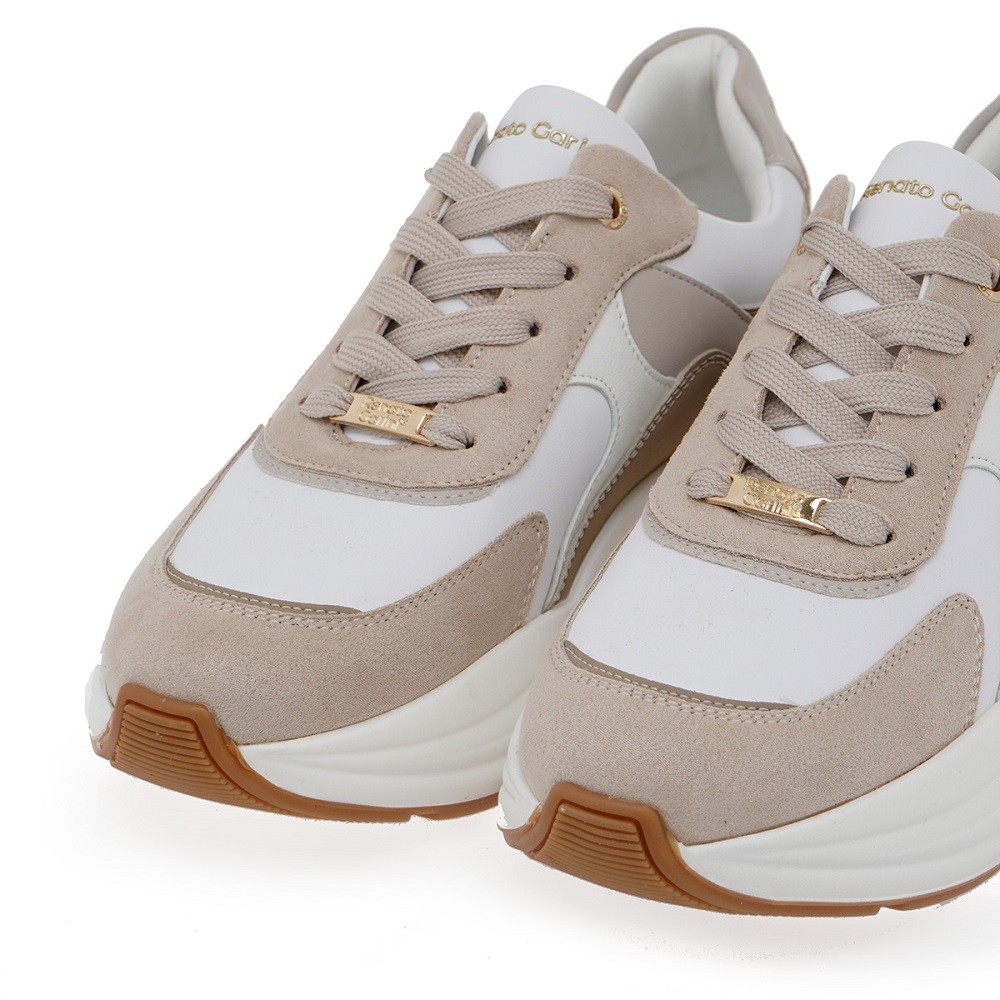 RENATO GARINI</br>Γυναικεία Sneakers Λευκό Off White 2146-42EX91 Renato Garini RENATO GARINI</br>Γυναικεία Sneakers Λευκό Off White 2146-42EX91 Renato Garini