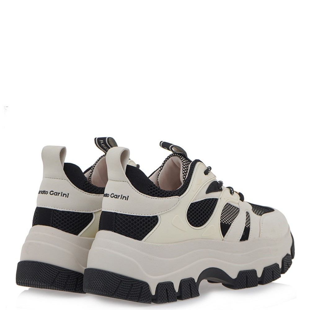 RENATO GARINI</br>Γυναικεία Sneakers Off White/Μαύρο 2147-42EX104 Renato Garini RENATO GARINI</br>Γυναικεία Sneakers Off White/Μαύρο 2147-42EX104 Renato Garini