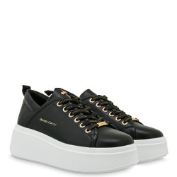 Γυναικεία Sneakers Μαύρο Μαύρο Κροκό 88-57 Renato Garini