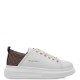 RENATO GARINI</br>Γυναικεία Sneakers Λευκό Καφέ Στάμπα 2148-42EX59 Renato Garini RENATO GARINI</br>Γυναικεία Sneakers Λευκό Καφέ Στάμπα 2148-42EX59 Renato Garini