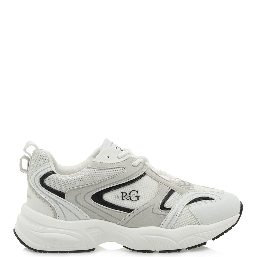 RENATO GARINI</br>Γυναικεία Sneakers Λευκό Μαύρο Πάγος 2149-42EX96 Renato Garini RENATO GARINI</br>Γυναικεία Sneakers Λευκό Μαύρο Πάγος 2149-42EX96 Renato Garini