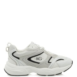Γυναικεία Sneakers Λευκό Μαύρο Πάγος 2149-42EX96 Renato Garini