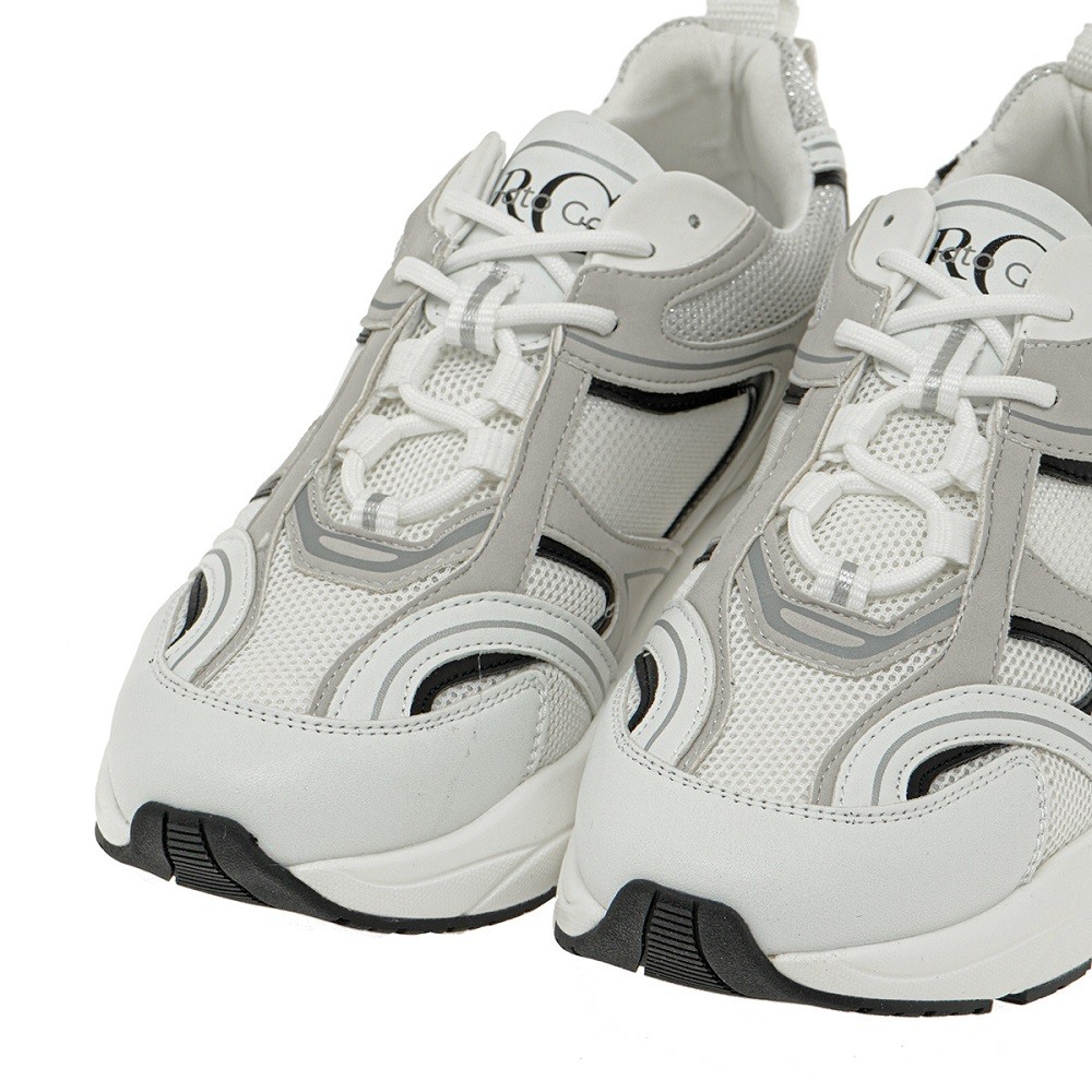 RENATO GARINI</br>Γυναικεία Sneakers Λευκό Μαύρο Πάγος 2149-42EX96 Renato Garini RENATO GARINI</br>Γυναικεία Sneakers Λευκό Μαύρο Πάγος 2149-42EX96 Renato Garini