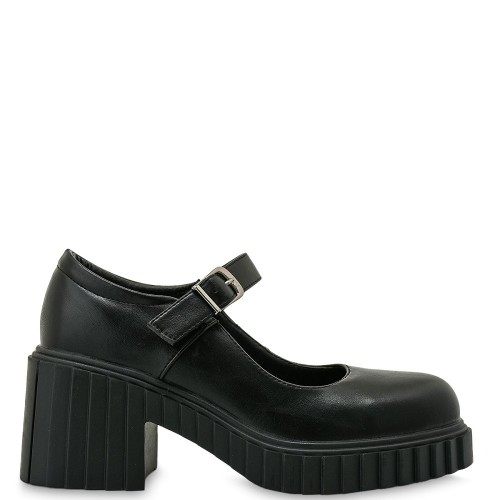 Γυναικεία Mary Jane Μαύρο W3136-R6155 Exe