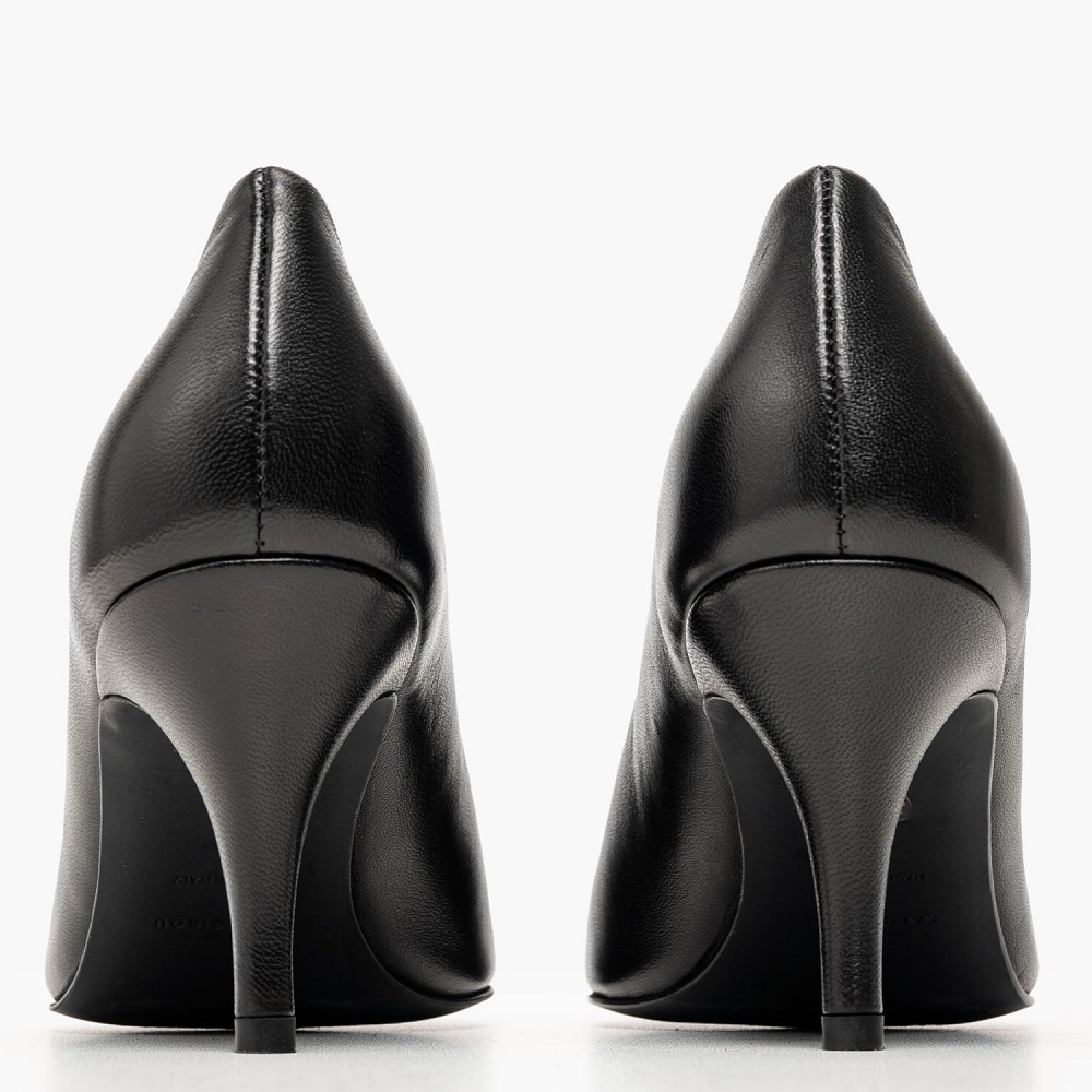 KALOGIROU</br>Kalogirou TATI15-0071 Γυναικείες Γόβες Μαύρο Δέρμα