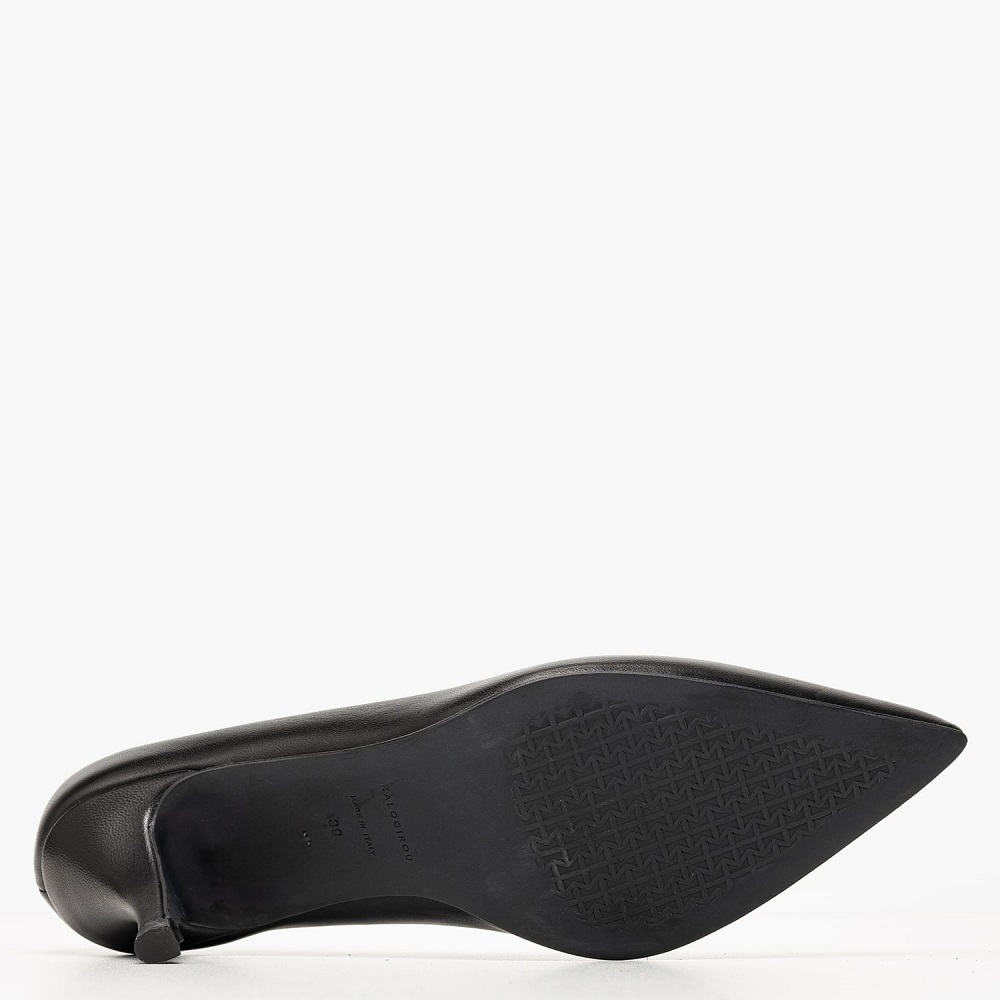 KALOGIROU</br>Kalogirou TATI15-0071 Γυναικείες Γόβες Μαύρο Δέρμα