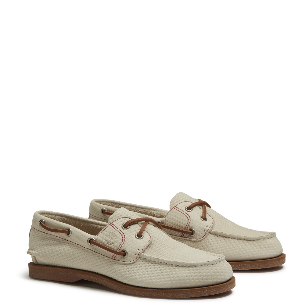 TIMBERLAND</br>Timberland Classic Boat-shoe A2Q9X-EN7 Γυναικεία Boat-shoes/Ιστιοπλοϊκά Εκρού Nubuck Δέρμα