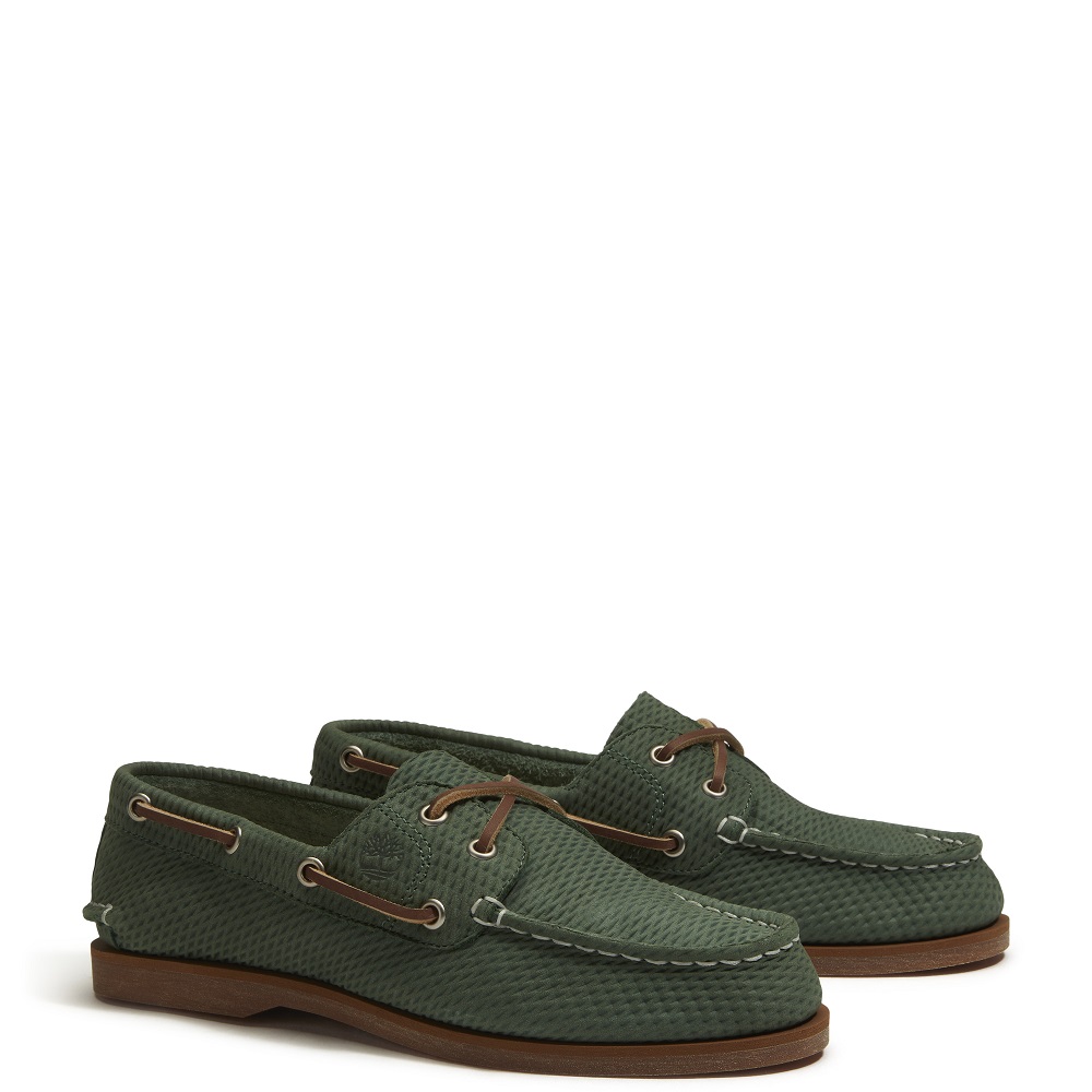 TIMBERLAND</br>Timberland Classic Boat-shoe A2Q9X-ES7 Γυναικεία Boat-shoes/Ιστιοπλοϊκά Πράσινο Nubuck Δέρμα