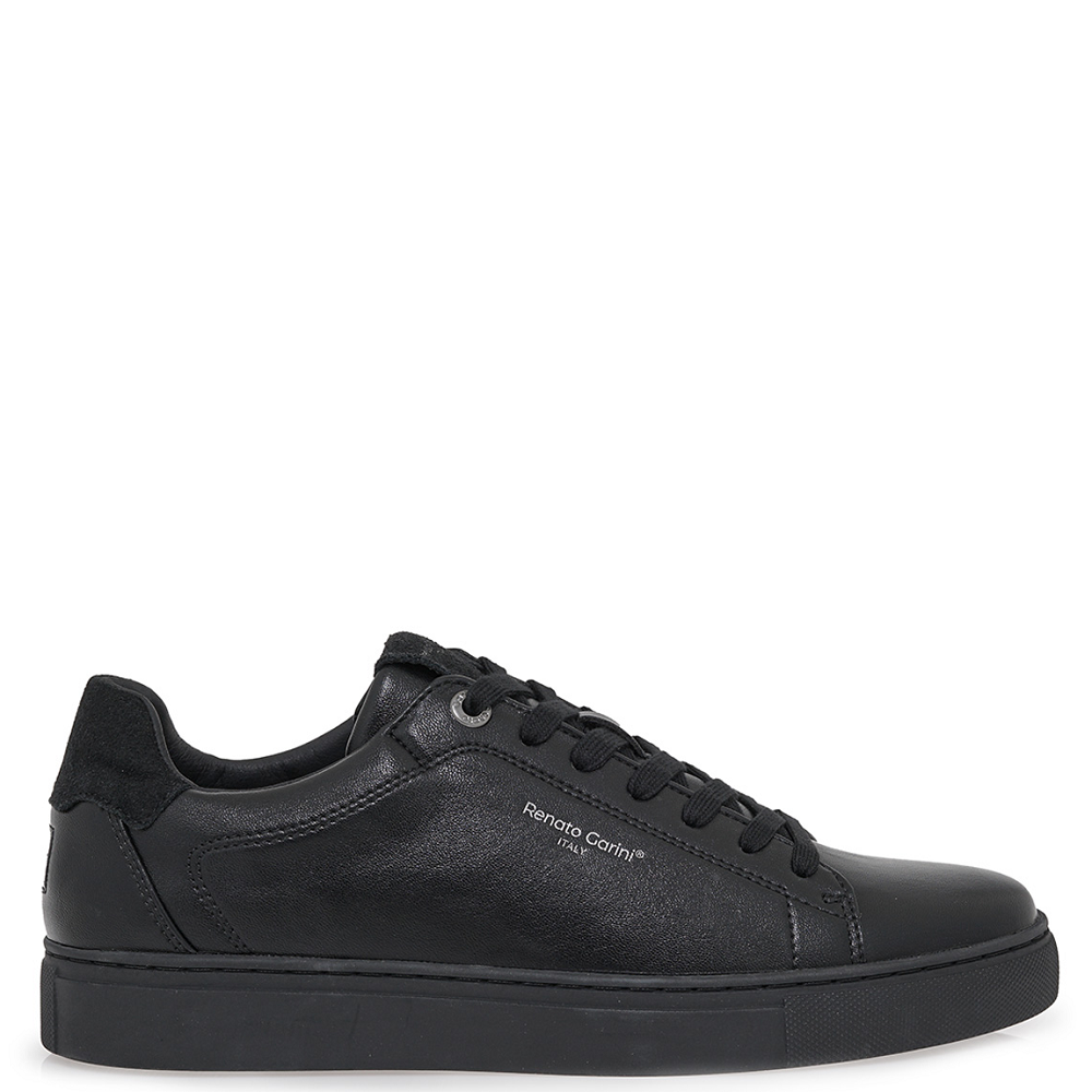 RENATO GARINI</br>Renato Garini TORINO-018 Ανδρικά Sneakers Μαύρο/Μαύρο Καστόρι RENATO GARINI</br>Renato Garini TORINO-018 Ανδρικά Sneakers Μαύρο/Μαύρο Καστόρι