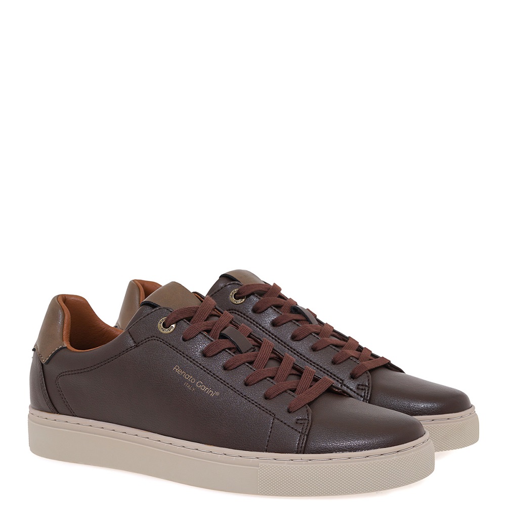 RENATO GARINI</br>Renato Garini TORINO-018 Ανδρικά Sneakers Καφέ/Πούρο/Μπεζ RENATO GARINI</br>Renato Garini TORINO-018 Ανδρικά Sneakers Καφέ/Πούρο/Μπεζ