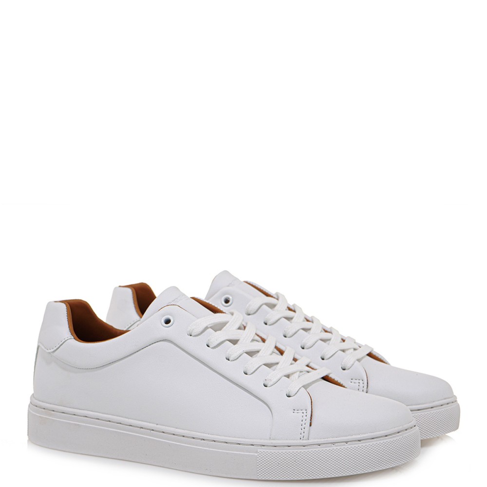 RENATO GARINI</br>Ανδρικά Sneakers Λευκό/Ταμπά TORINO-609 Renato Garini RENATO GARINI</br>Ανδρικά Sneakers Λευκό/Ταμπά TORINO-609 Renato Garini