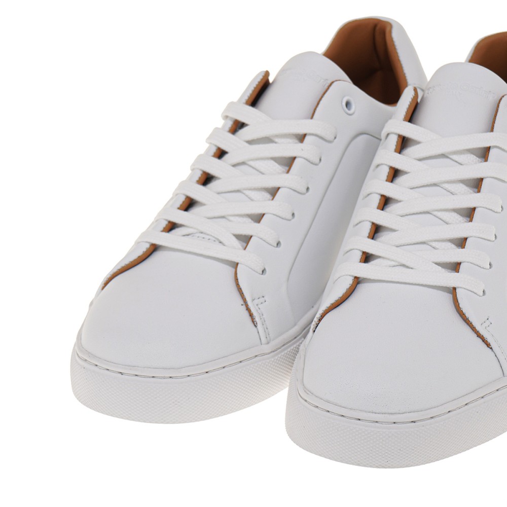 RENATO GARINI</br>Ανδρικά Sneakers Λευκό/Ταμπά TORINO-609 Renato Garini RENATO GARINI</br>Ανδρικά Sneakers Λευκό/Ταμπά TORINO-609 Renato Garini