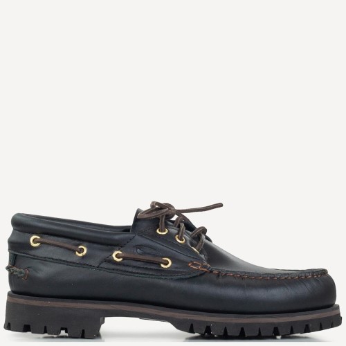 Ανδρικά Boat-shoes/Ιστιοπλοϊκά Μαύρο Δέρμα C14 TRACTOR Sea & City Ανδρικά Boat-shoes/Ιστιοπλοϊκά Μαύρο Δέρμα C14 TRACTOR Sea & City