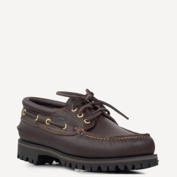 Ανδρικά Boat-shoes/Ιστιοπλοϊκά Καφέ Δέρμα C14 TRACTOR Sea & City