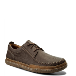 Ανδρικά Δετά Παπούτσια Καφέ Δέρμα TRAPELL APRON Clarks