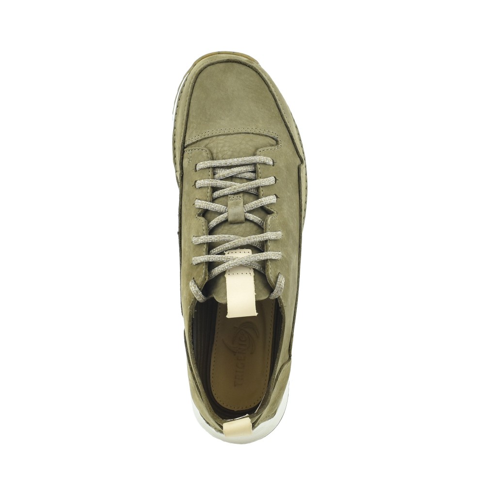 CLARKS</br>Ανδρικά Sneakers Χακί Δέρμα TRI SPARK Clarks CLARKS</br>Ανδρικά Sneakers Χακί Δέρμα TRI SPARK Clarks