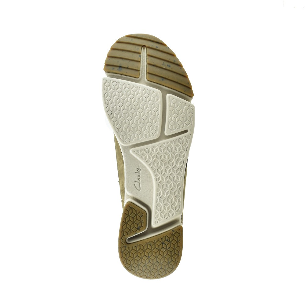 CLARKS</br>Ανδρικά Sneakers Χακί Δέρμα TRI SPARK Clarks CLARKS</br>Ανδρικά Sneakers Χακί Δέρμα TRI SPARK Clarks